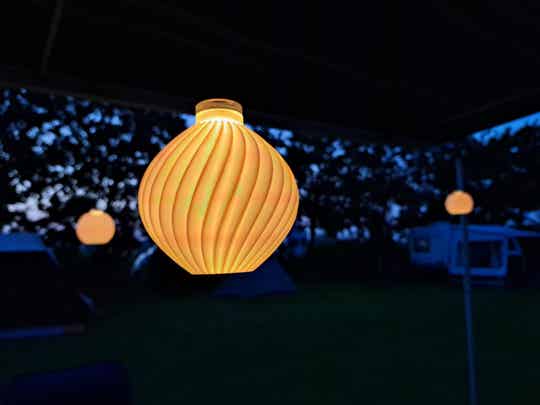 2x Outdoor Camping-Lampe Batteriebetrieben