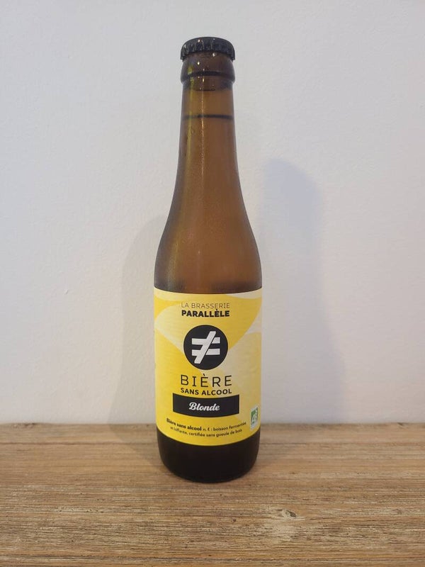 Bière blonde bio sans alcool