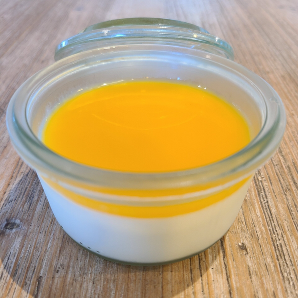 Panacotta, coulis au choix