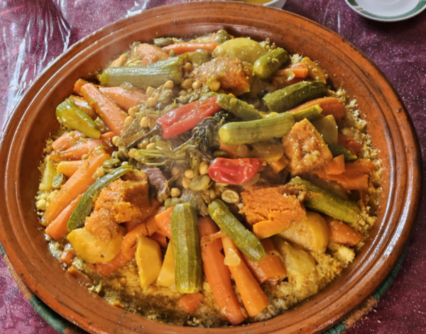 Tajine de poulet aux fruits secs