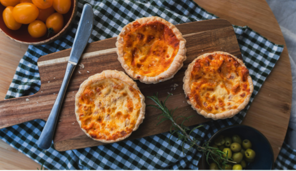Quiche courgettes et chèvre