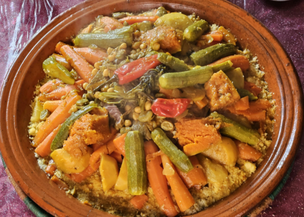 Tajine de poulet au citron confit