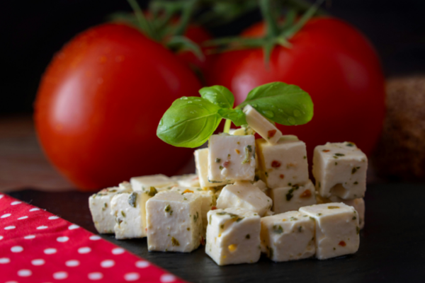 Salade de tomates bio et féta
