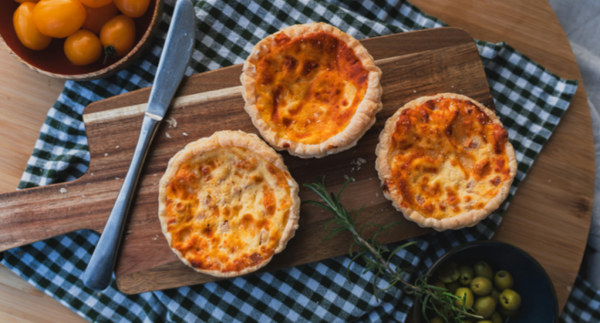 Quiche courgettes et pesto