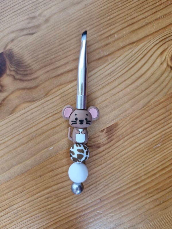 Kralen make up borstel