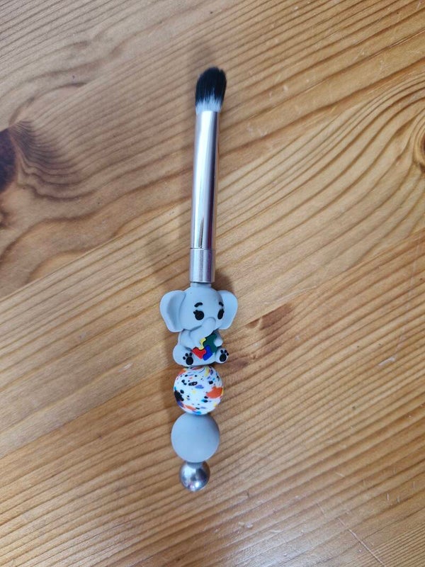 Kralen make up borstel