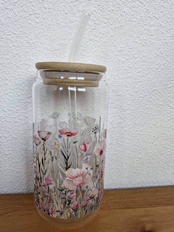 Wilde rozen drinkglas