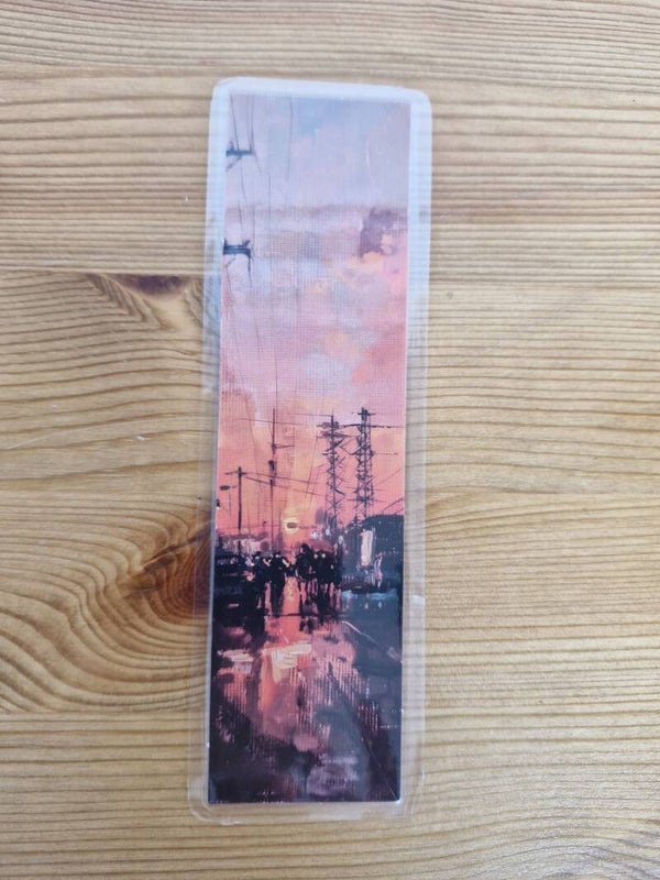 Zonsondergang boekenlegger