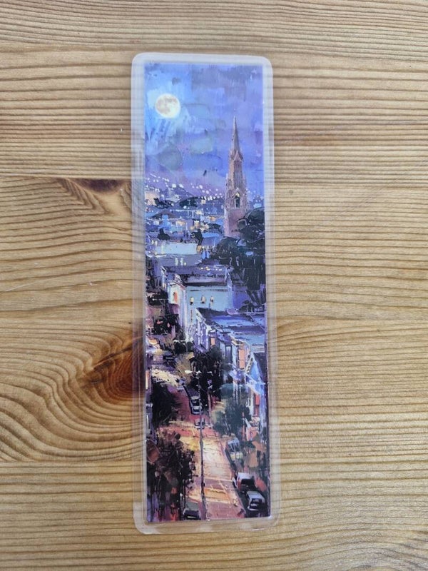 Toren in landschap boekenlegger