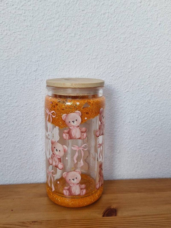 Beren glitter beker