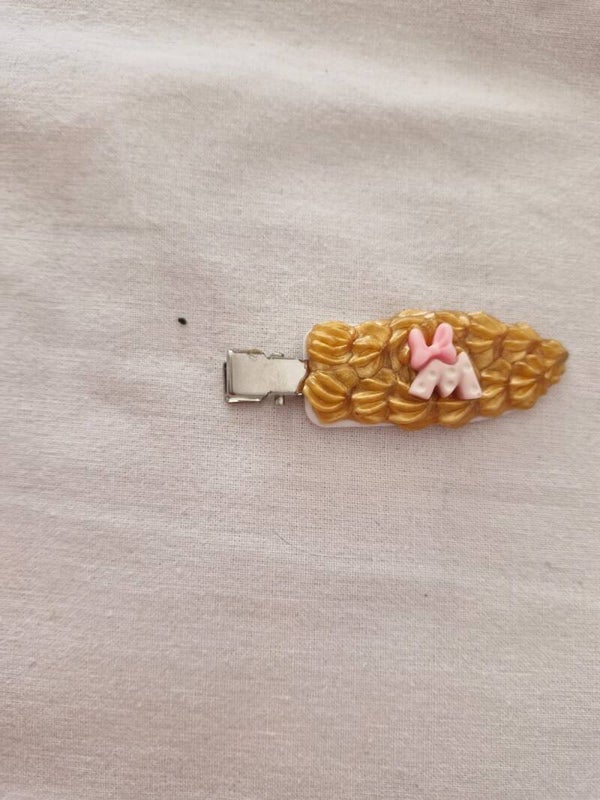 Haarspeltjes goud M