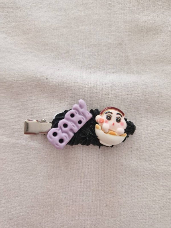 Haarspeltjes zwart baby