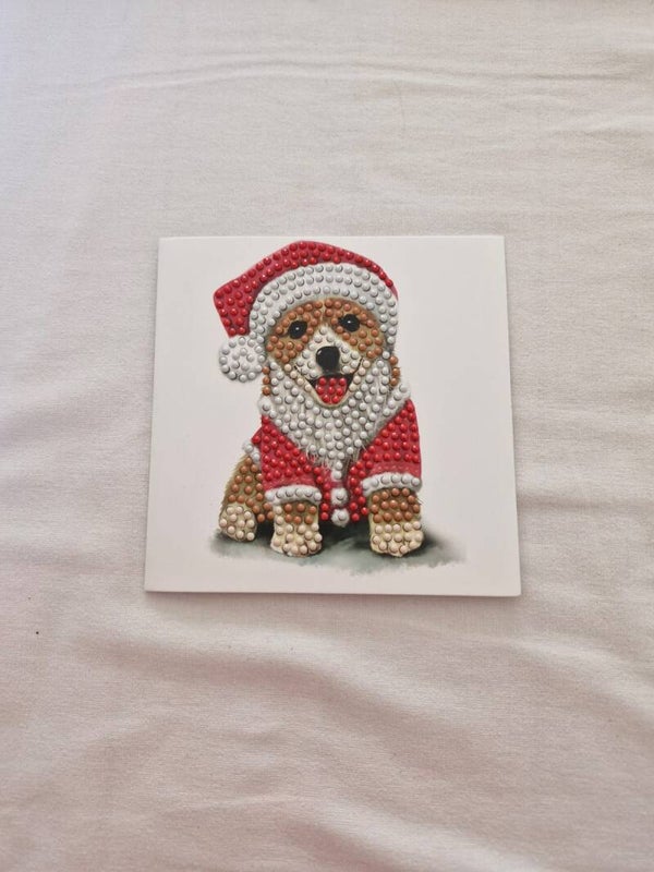 Hond kerstkaart
