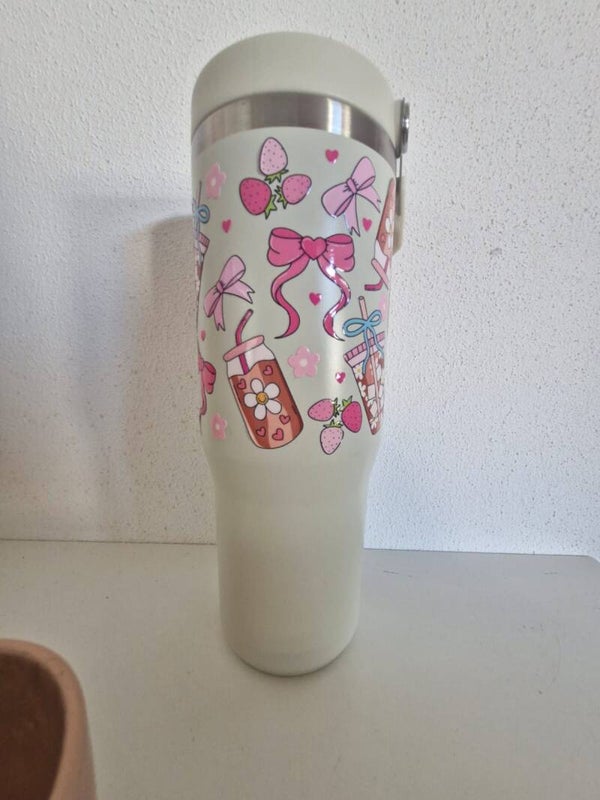 isoleerfles roze