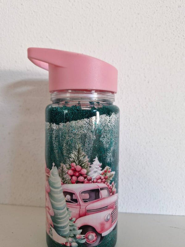 Kerst glitter beker