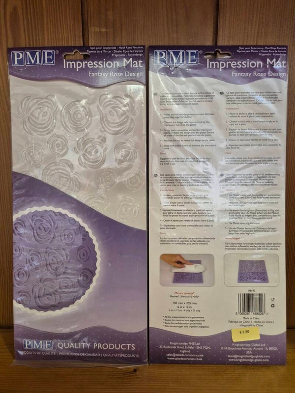 Impression mat 15x30cm -