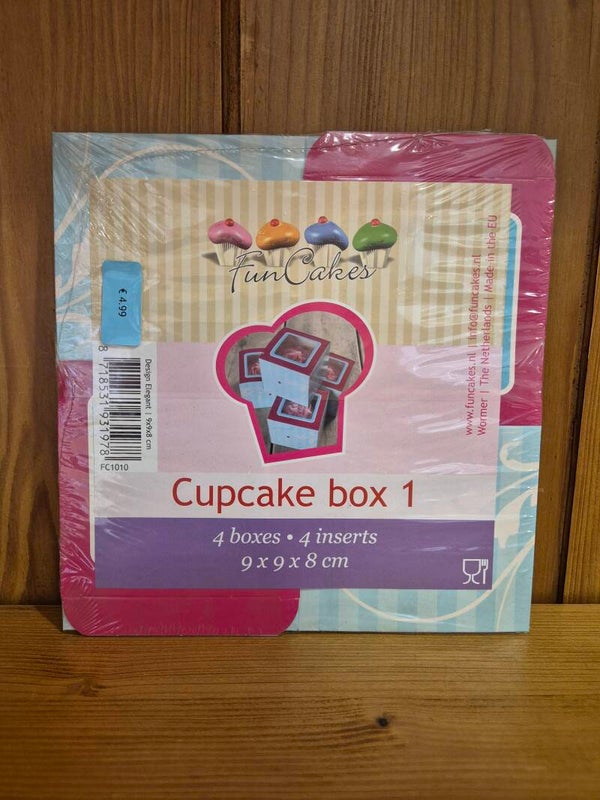 Cupcake box 1 cupcake /4st