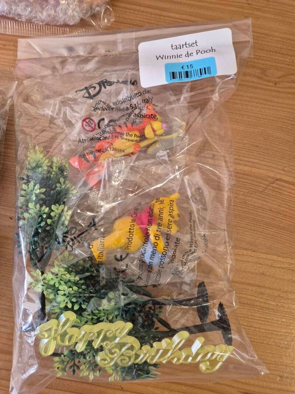 Winnen de pooh taartset