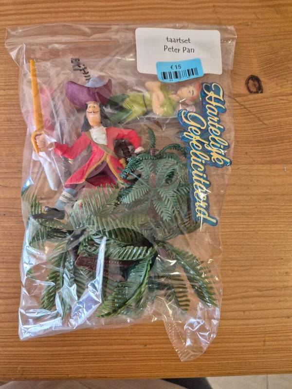 Peter pan taartset