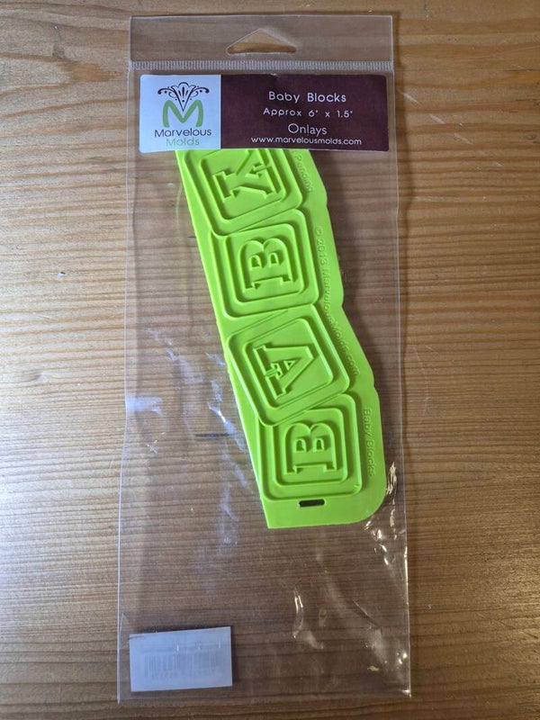 Marveloys molds baby blocks