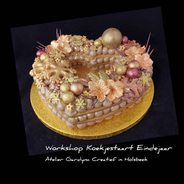 22/12/2020 - Workshop Koekjestaart - Thema Eindejaar - AVOND