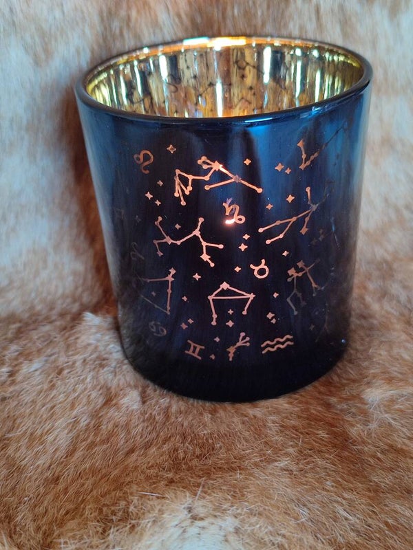 TeelichtGlas Sternenbild