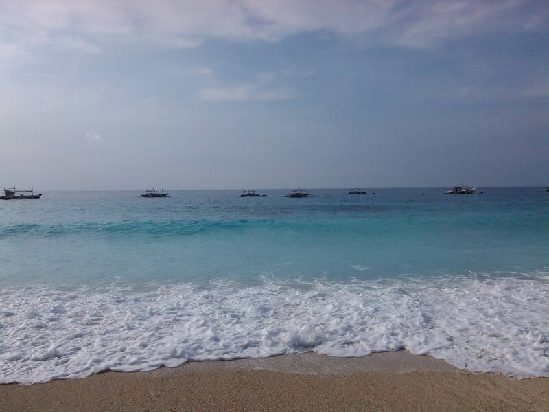 Seascape. FIshing boats. Matanos in Samal Island, Philippines 2015. Photo by Amrey Boquiren of Amrey’s Kitchen™.