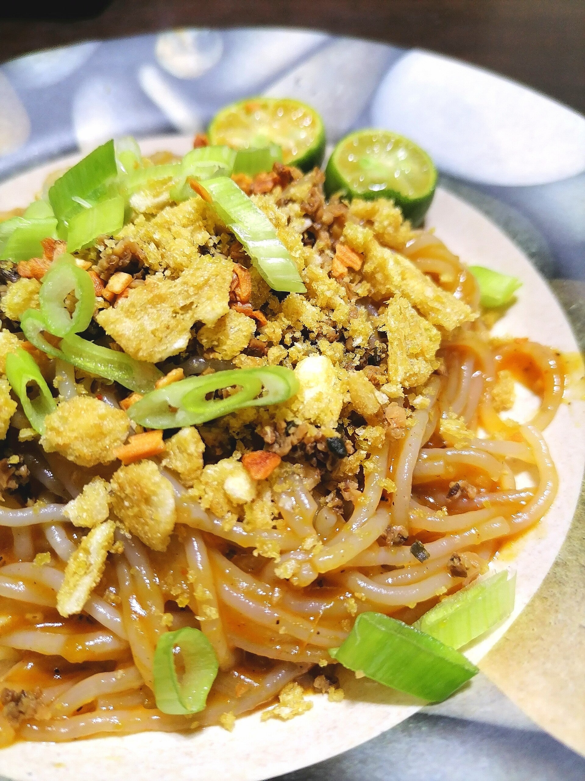 Vegan Special Palabok. Recipe and photo by Amrey Boquiren for Amrey’s Kitchen™.