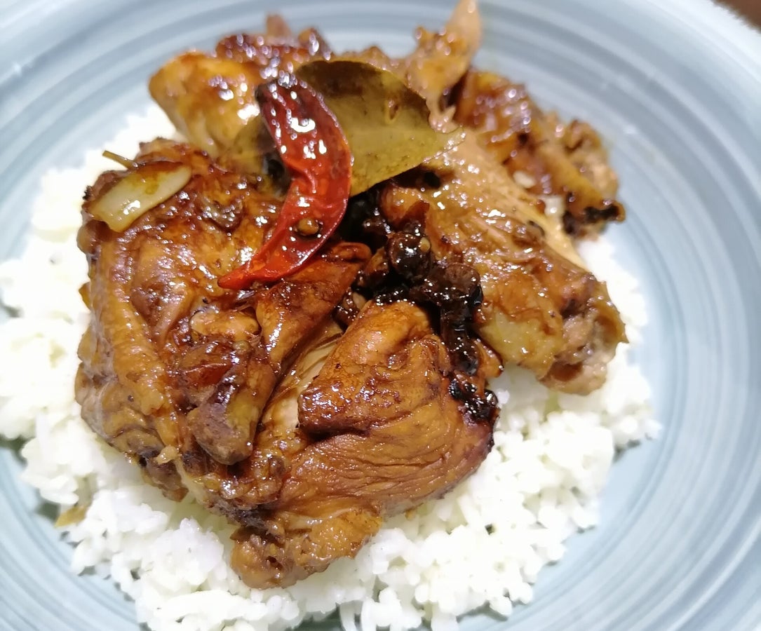 Yeti's Sweet and Spicy Chicken Adobo by Amrey Boquiren of Amrey's Kitchen.