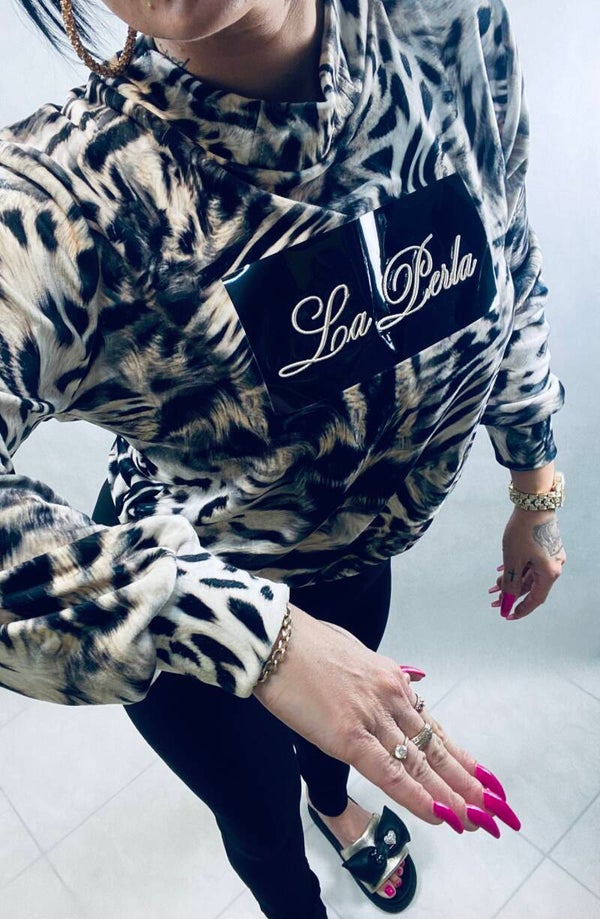 Bluza welurowa la Perla