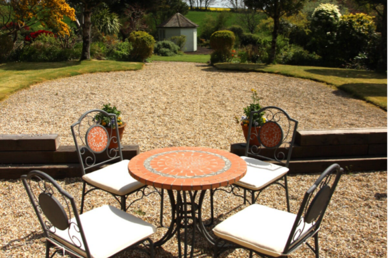 Outside dining area at The Creamery holiday home
