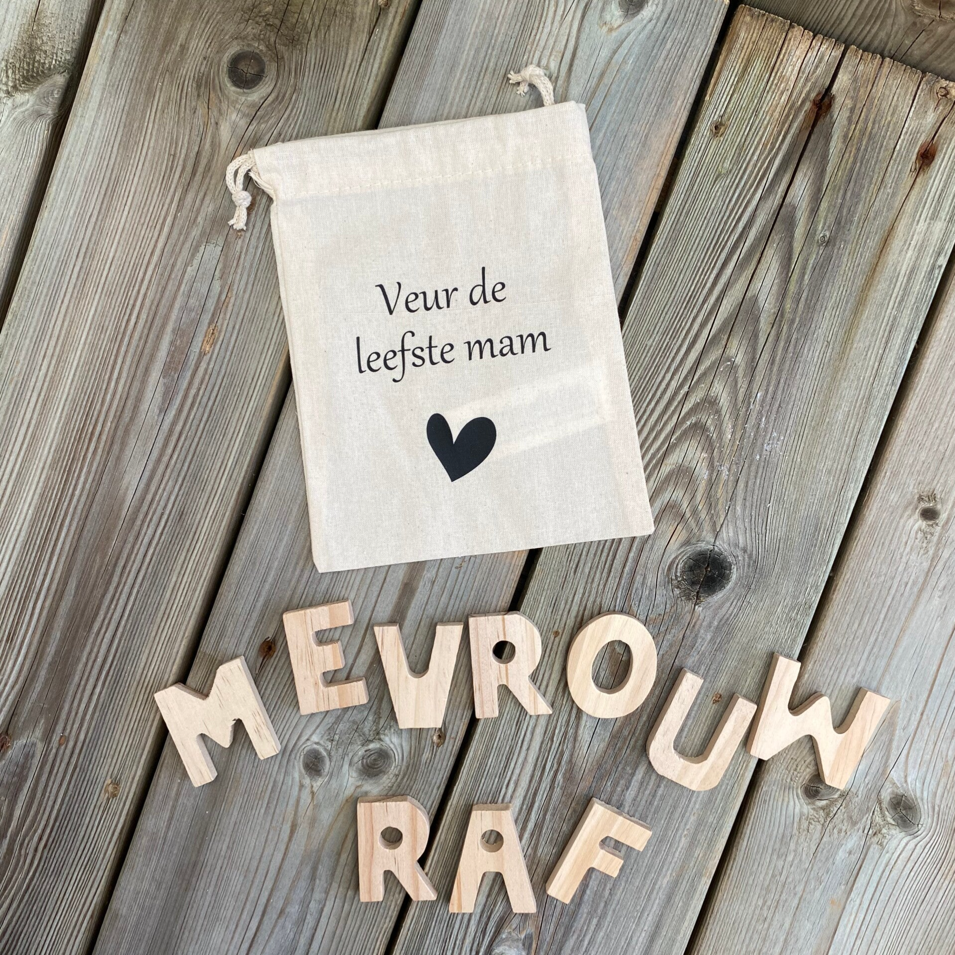 Cadeauzakje ''Leefste mam''