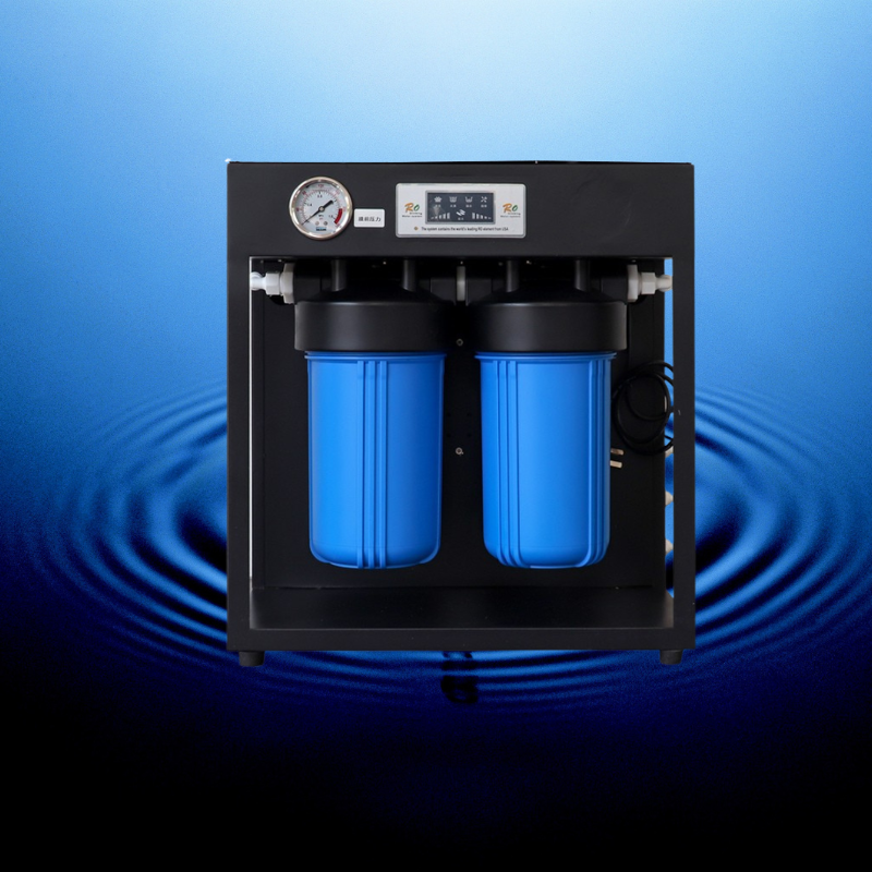 Model: ZK-882, 600G, water purifier, PP+CTO+RO+T33, dimensions: 550*400*600mm