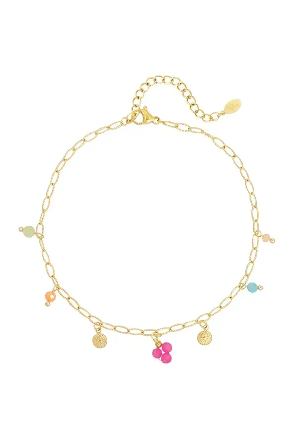 Bedelarmband Summer Love Gold
