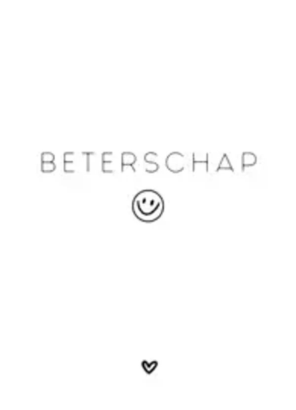 Beterschap kaartje