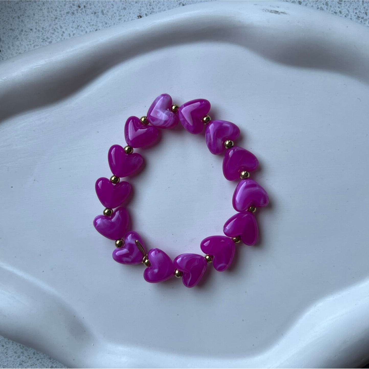 Armband purple love