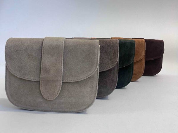 Crossbag Zoë suède beige