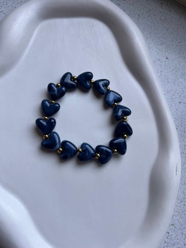 Armband dark blue love