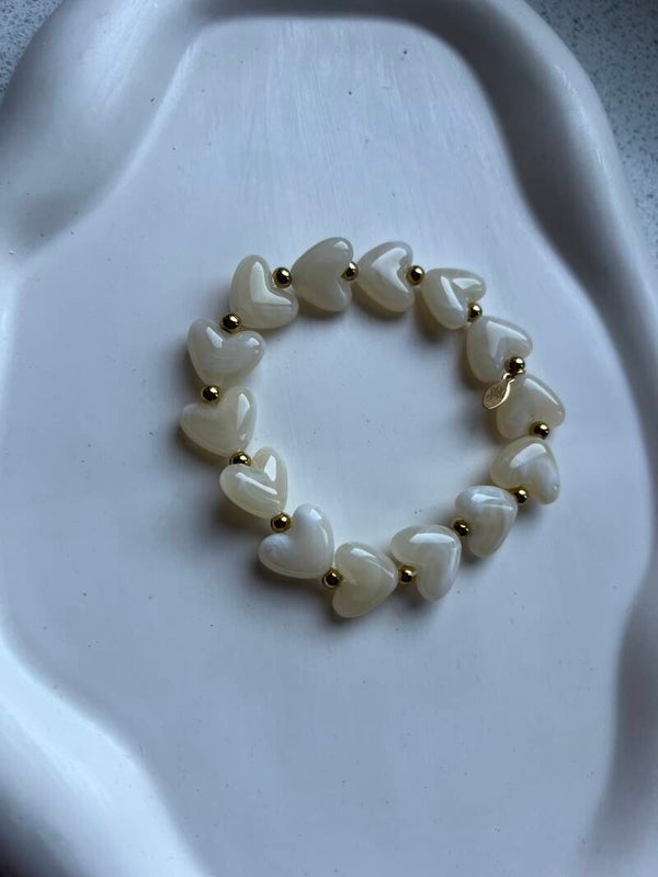 Armband ecru love