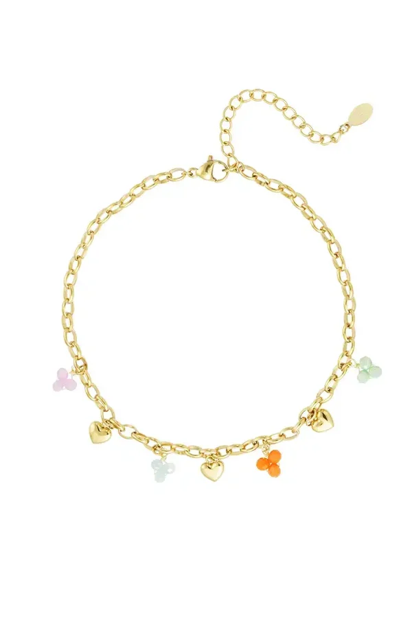 Enkelbandje Summer Love gold