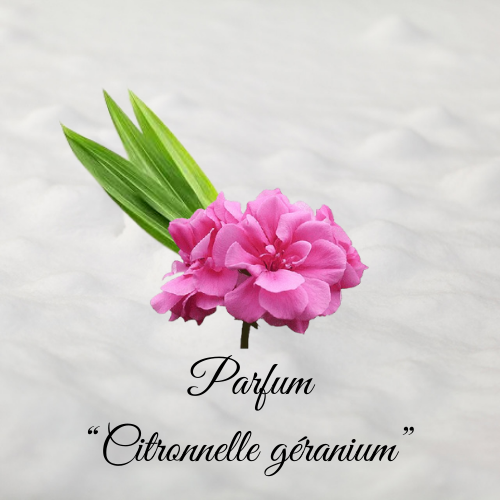Fondant parfumé citronnelle géranium