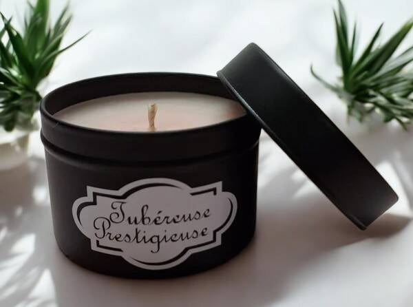 Bougie végétale parfumée "Tubéreuse prestigieuse"