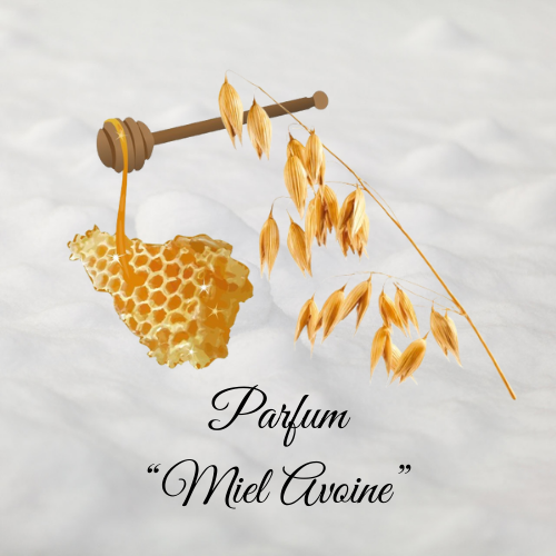 bougie parfum miel et avoine