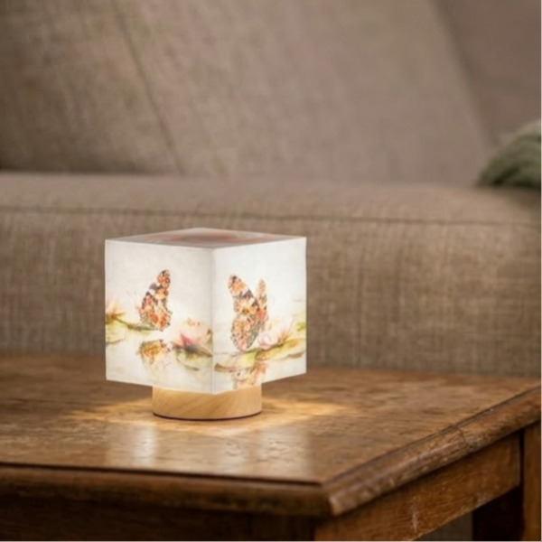 Lampe d'ambiance "Papillon couleurs d'automne""