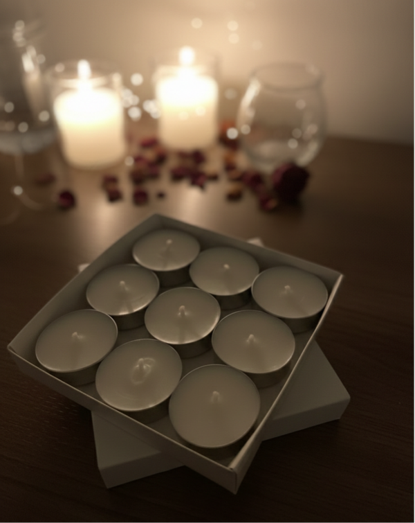 Boîte de 9 bougies chauffe-plat 100% végétales