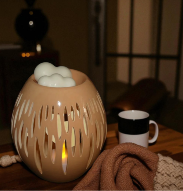Brûleur fondant et parfum Ovali terra