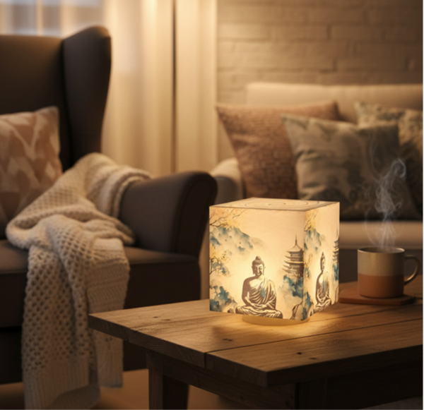 Lampe d'ambiance "Bouddha méditation"
