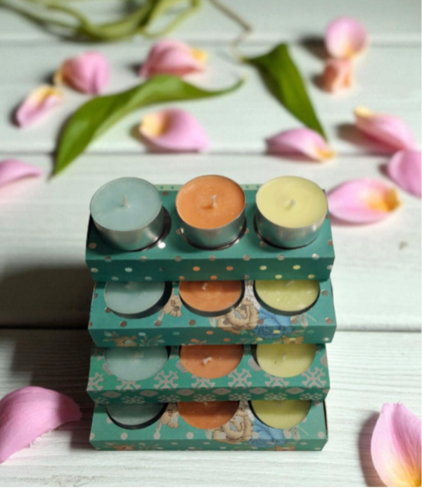 Boîte de 3 bougies chauffe-plat 100% végétales