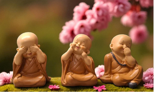 Trio de statue 3 Bonzes