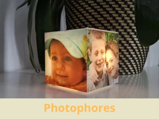Page photophores en cire